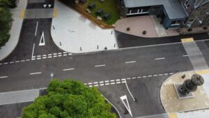 Spey Street junction completed